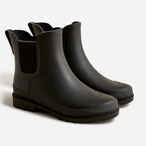 J. CREW Short lug-sole rain boots